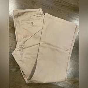 American Eagle Khaki Boho Artist flare pants